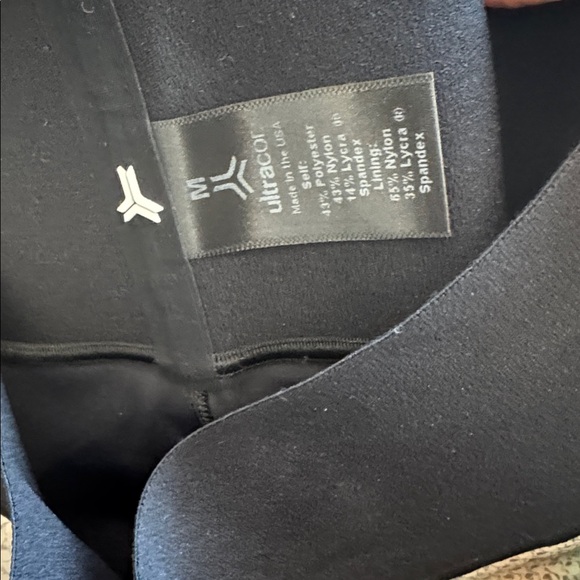 Ultracor Python Print High Rise Leggings with Teal Stripe size M - Picture 5 of 5